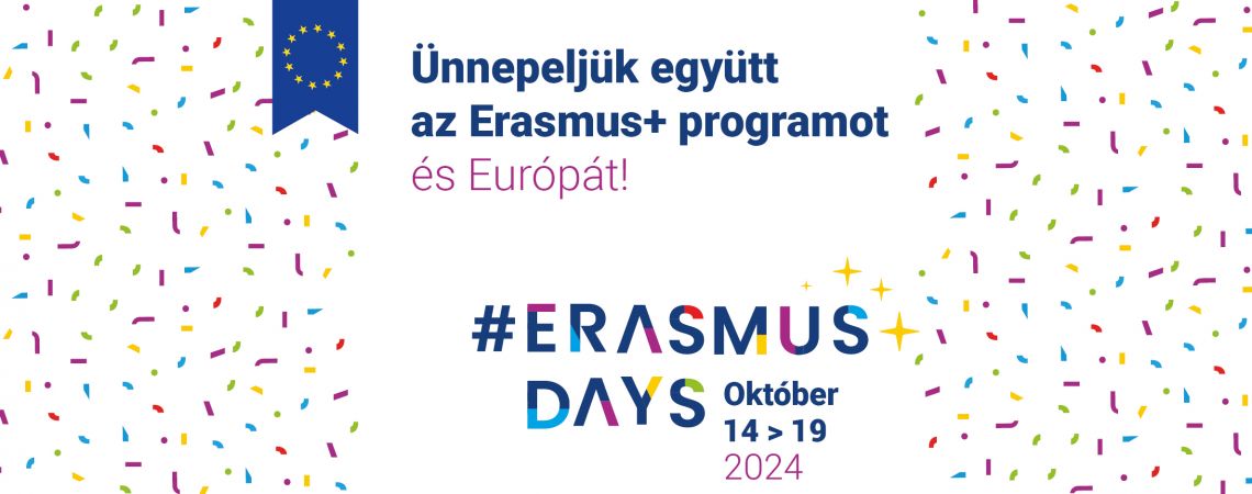 #ErasmusDays 2024 - Megnyílt a regisztráció!