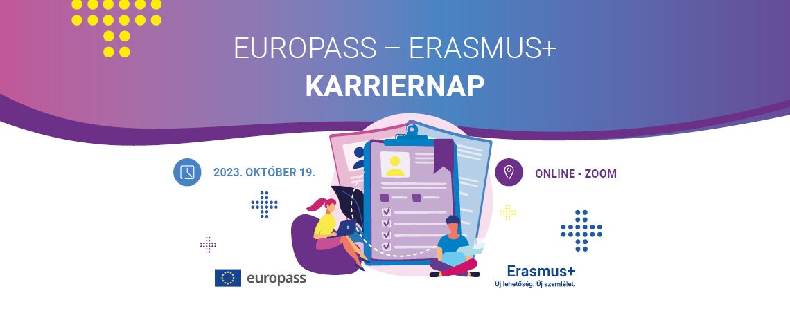 Online Europass - Erasmus+ Karriernap várja a pályakezdő fiatalokat!